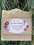 Lavender Blooms handcrafted artisan soap bar by Roots & Vine