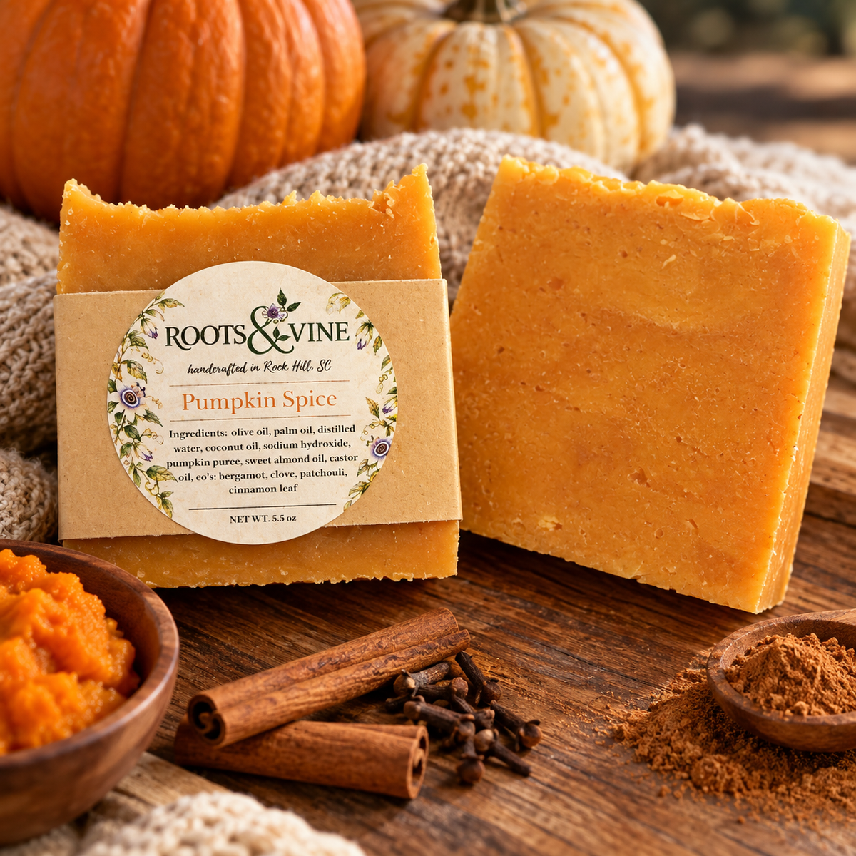 Pumpkin Spice Hot Process Soap